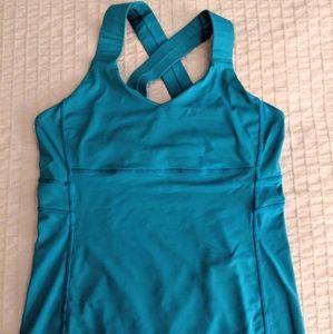 Lululemon teal women's tank top